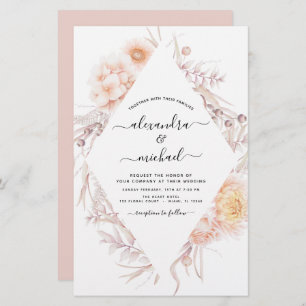 Budget Boho Chic Dusty Pink Desert Mariage