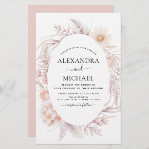 Budget Boho Chic Dusty Pink Desert Mariage