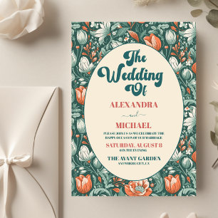 Budget Boho Chic Retro Coloré Floral Mariage