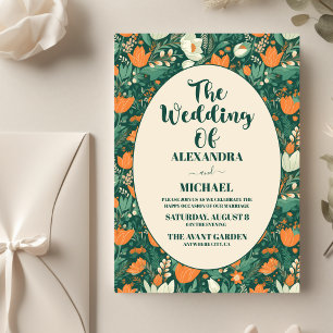 Budget Boho Chic Retro Coloré Floral Mariage