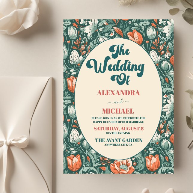 Budget Boho Chic Retro Coloré Floral Mariage (Créateur téléchargé)