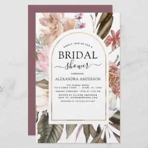 Budget Boho Dusty Pink Burgundy Fête des mariées