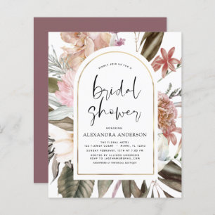 Budget Boho Dusty Pink Burgundy Fête des mariées