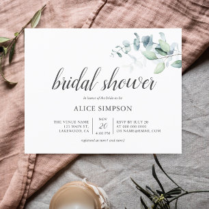 Budget Boho Eucalyptus Fête des mariées