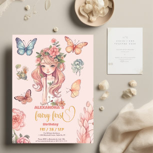 Budget Boho Fairy Première fille 1er anniversaire