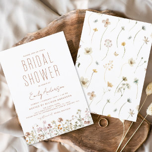 Budget Boho Fleur sauvage Fête des mariées élégant