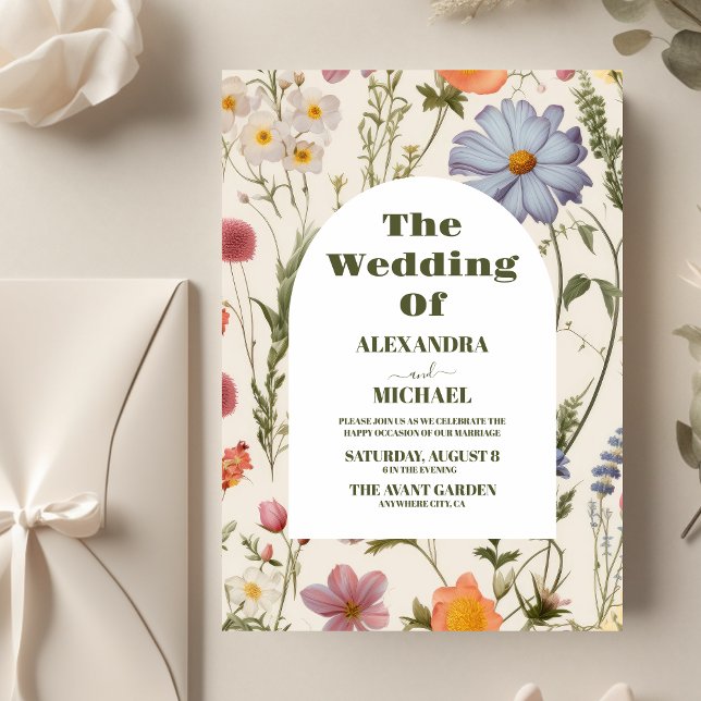 Budget Boho Fleur sauvage Mariage botanique (Créateur téléchargé)