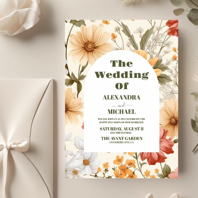 Budget Boho Fleur sauvage Mariage botanique (Créateur téléchargé)