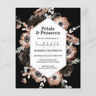 Budget Boho Floral Petals & Prosecco Fête des mari
