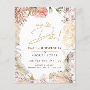 BUDGET BOHO Mariage Inviter téléchargement numériq