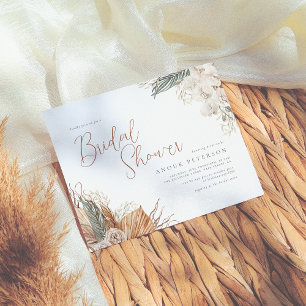 Budget Boho Orchid & Pampas Grass Fête des mariées