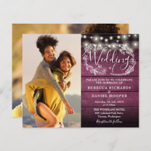 Budget Boho Rustic Lights 2 Photo Mariage Invitati