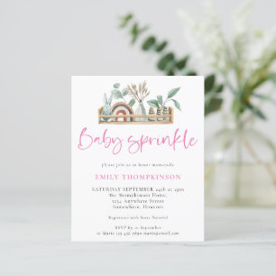 Budget Boho Shelf Toys Girl Baby Sprinkl Invitatio