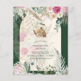 BUDGET Boho TEA PARTY Pampas Grass Fête des mariée