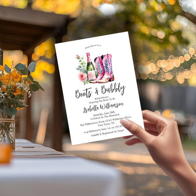 Budget Boots et Bubbly Réception de Mariage en Boi (Créateur téléchargé)