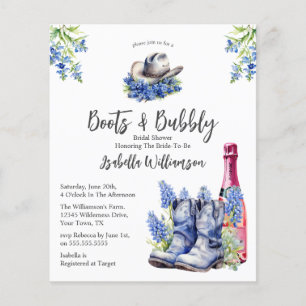 Budget Boots et Bubbly Réception de Mariage en Boi