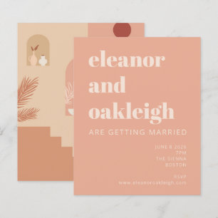 Budget Botanique Boho Terracotta Blush Mariage