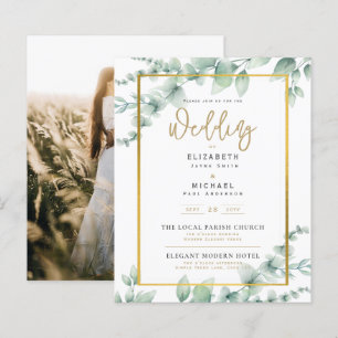 Budget Botanique Eucalyptus Mariage INVITE