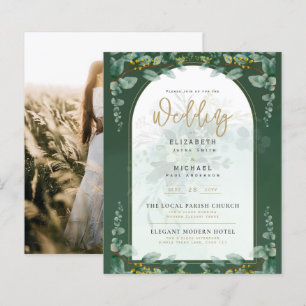 Budget Botanique Eucalyptus Mariage INVITE