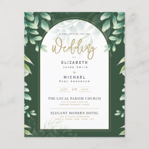 Budget Botanique Eucalyptus Mariage INVITE
