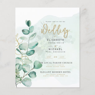 Budget Botanique Eucalyptus Mariage INVITE