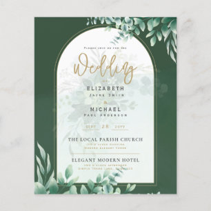 Budget Botanique Eucalyptus Mariage INVITE