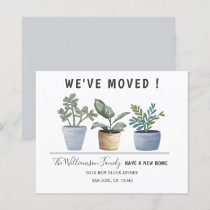 Budget Botanique Pot Plantes Moving Faire-part