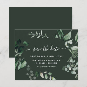 Budget Botanique Vert Émeraude Mariage vert