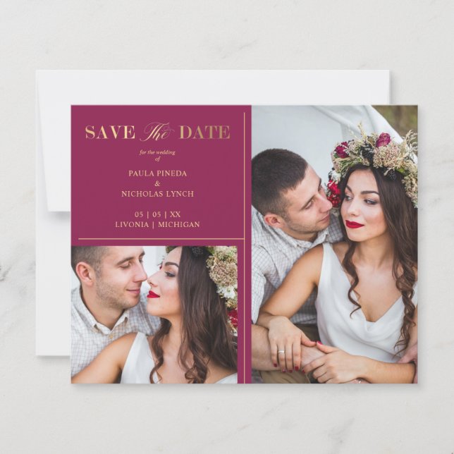 Budget Bourgogne Golden 2 Photos minimalistes (Devant)