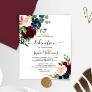 Budget Bourgogne & Marine Dedication Invitation