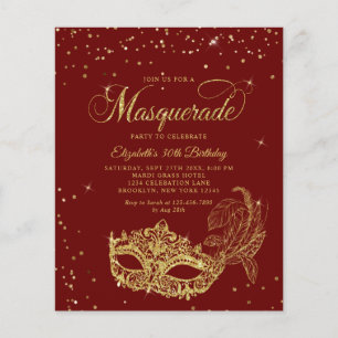BUDGET Bourgogne Or Photo Mascarade Anniversaire