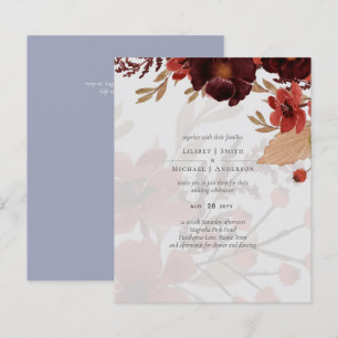 Budget Bourgogne Orange Chute Mariage Floral