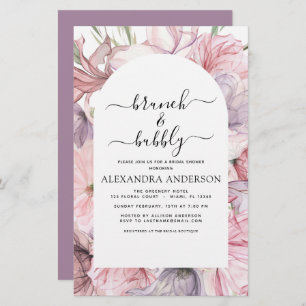 Budget Brunch & Bubbly Boho Purple Fête des mariée