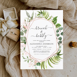 Budget Brunch & Bubbly Fête des mariées verdure