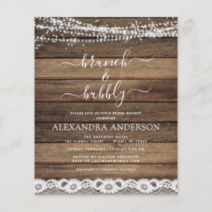 Budget Brunch & Bubbly Rustic Farmhouse