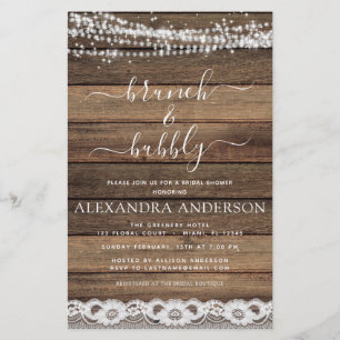 Budget Brunch & Bubbly Rustic Farmhouse