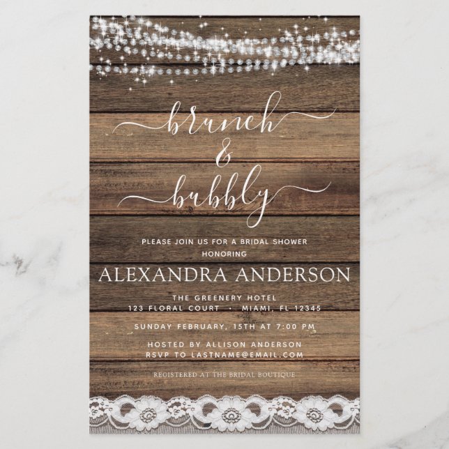 Budget Brunch & Bubbly Rustic Farmhouse (Devant)