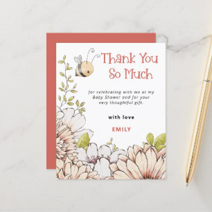 Budget Bumblebee Coral Baby shower Merci