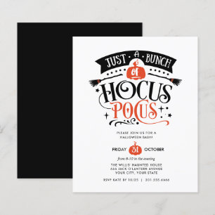 BUDGET Bund'Hocus Pocus Halloween Bash Party