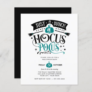 BUDGET Bund'Hocus Pocus Halloween Bash Party