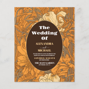 Budget Burange Floral Art Nouveau Mariage