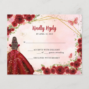 Budget Burgundy Gold Parties scintillant Floral Pr