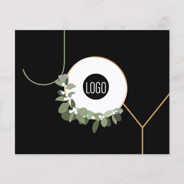 Budget Business Logo Wreath JOY Moderne (Devant)