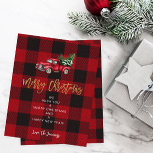 Budget Camion & Buffalo Check Joyeux Noël