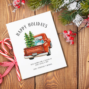 Budget Camionnette Rouge Joyeux Noël Arbre de Noël
