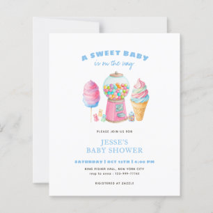 BUDGET CandyBlue Baby Shower sucré arrive à grands