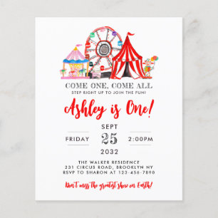 Budget Carnaval Cirque Fair Show Fête Anniversaire