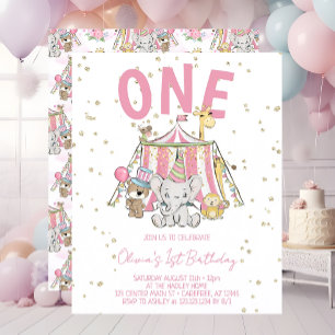Budget Carnaval rose Circus 1er anniversaire de l'