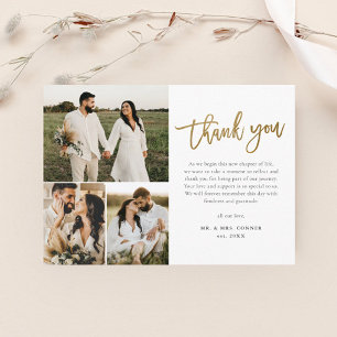 Budget Carte de Remerciement de Mariage Collage Ph