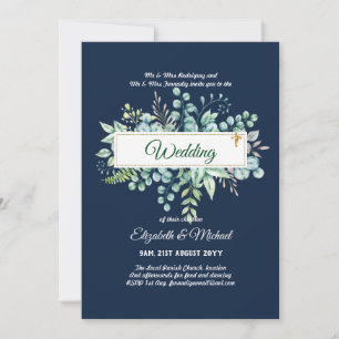 Budget CATHOLIQUE MARIAGE chrétien INVITATIONS ver
